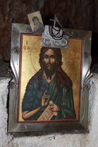 Ikone eines Heiligen auf Kreta